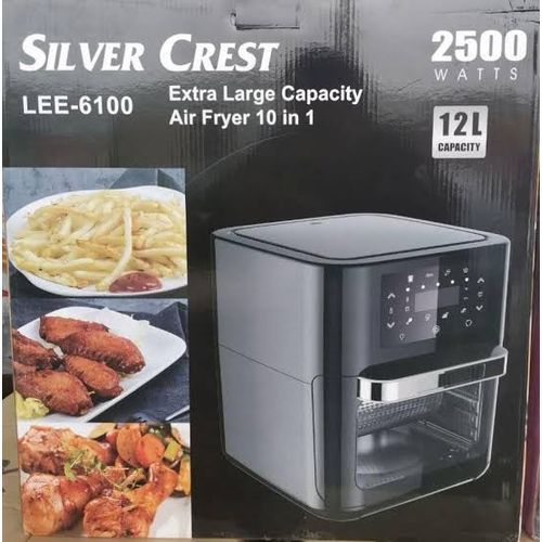 Silver Crest 12 Liters 2500 Watts Extra Large Capacity Air Fryer Oven